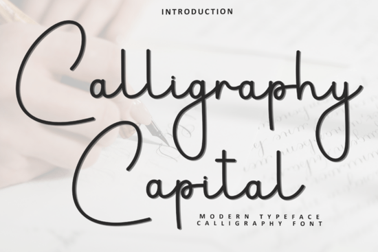 Calligraphy Capital Font